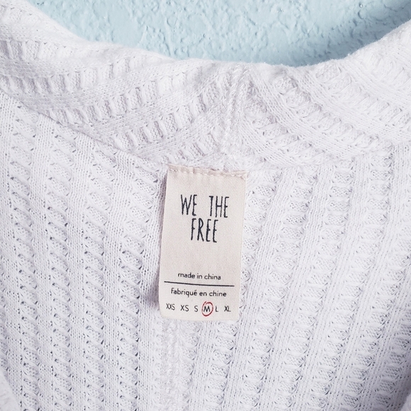 Free People Wildcat Long Sleeve White Thermal - Picture 6 of 10